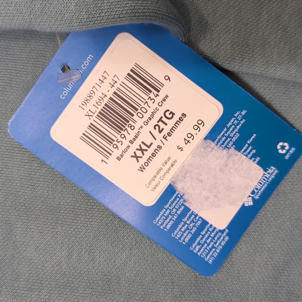 NWT Columbia Fleece Sweatshirt Small - Picture 4 of 5
